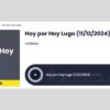 Entrevista en el programa de radio de Cadena Ser «Hoy por Hoy Lugo»